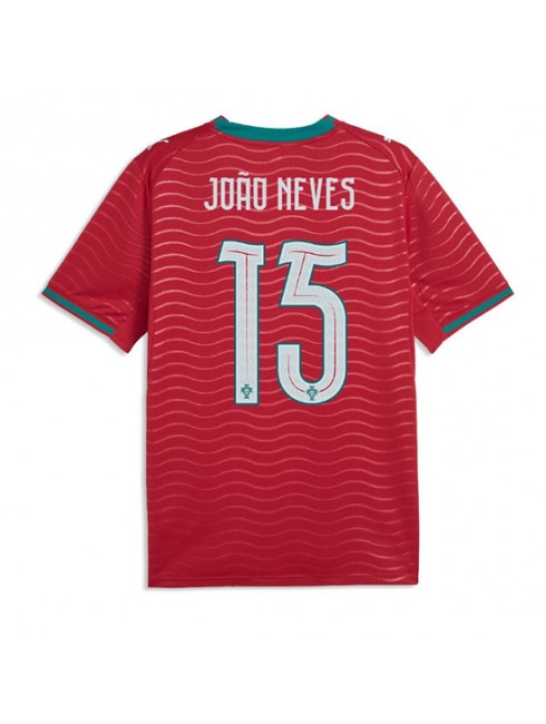 Portugal Joao Neves #15 Replika Hemmakläder VM 2026 Kortärmad Portugal Joao Neves #15 Replika Hemmakläder VM 2026 Kortärmad
